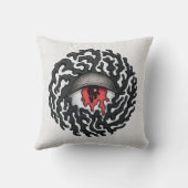 手トリップ（幻覚体験）のような指の目 – Surrealトリップ（幻覚体験）のような Art クッション (裏面)