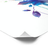 手パーソナライズされたプリントカラフル花芸術 フォトプリント            (角)