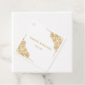 手パーソナライズされた引き金のバラ結婚ズ フェイバータグ (インサイチュ)