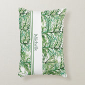 手パーソナライズされた芸術的のツ絵を描リーパターン アクセントクッション (正面(垂直))