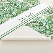 手パーソナライズされた芸術的のツ絵を描リーパターン シェルパブランケット (3/4)