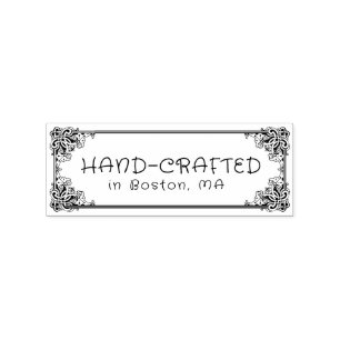 手パーソナライズされた華美細工ヴィンテージ枠 ラバースタンプ