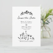 手ファンキーお洒落引きイタリアン結婚の 招待状 (スタンド正面)