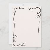 手ファンキーお洒落引き結婚の セーブザデート (裏面)