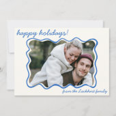 手ファンキーで引いたお洒落波縁ど写真 シーズンカード (正面)