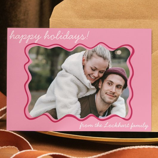 手ファンキーで引いたお洒落波縁ど写真 シーズンカード