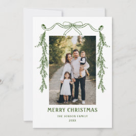 手ファンキー引きレトロお洒落クリスマス2写真 シーズンカード