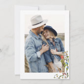 手ファンキー引き落書きレトロブライダルシャワー 招待状 (裏面)