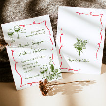 手ファンキー引き落書きレトロ結婚の