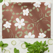 手ファンシータオルとフローラエレガントデザイン キッチンタオル (折り畳み)