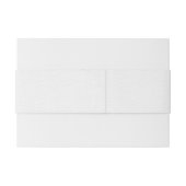 手フェイク引き裂きデッキル結婚エッジ 招待状ベリーバンド (裏面例)