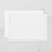 手フェイク引き裂きデックルエッジ水平 出欠カード (正面/裏面)