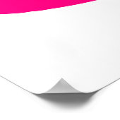 手プリントピンク絵を描アートパーム ポスター (角)