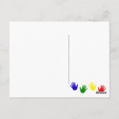 手プリント ポストカード (裏面)