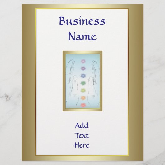 手ホリスティックを片側に癒し独身のる チラシ (正面)