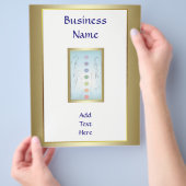 手ホリスティックを片側に癒し独身のる チラシ (手)