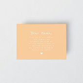 手ミニマルエレガントモダン式母の日 カード