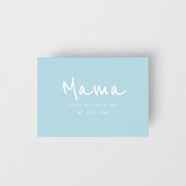 手ミニマルエレガントモダン式母の日 カード