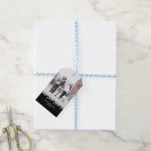 手メリーメリーメリー文字の写真の休日 ギフトタグ (より糸付き)