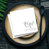 手モダンからミセスの手紙が届いた結婚 スタンダードカクテルナプキン