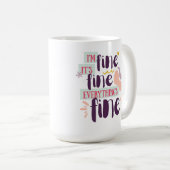 手モダンでレタ素晴らしーしたコーヒーカップ コーヒーマグカップ (正面右)