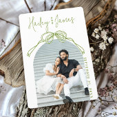 手モダン予測できな引き弓GREEN写真結婚の セーブザデート