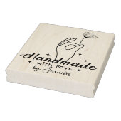 手モダン作(名前をカスタムする)、大 ラバースタンプ (スタンプ)