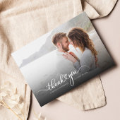 手モダン入力スクリプト写真ありがとう ポストカード