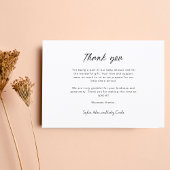 手モダン入力8フォトコラージュ赤ちゃんシャワー サンキューカード