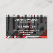 手モダン利木工大工建築 名刺 (裏面)