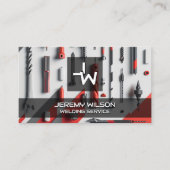 手モダン利木工大工建築 名刺 (正面)