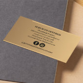 手モダン利 名刺