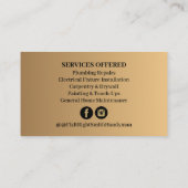 手モダン利 名刺 (裏面)