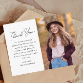 手モダン台卒業写真ありがとう ポストカード