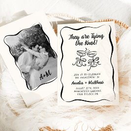 手モダン引きお洒落付き係合 招待状