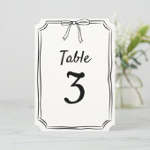 手モダン引きシック弓のテー結婚ブル番号 (スタンド正面)