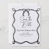 手モダン引きボー救ウウの最新 招待状 (正面)