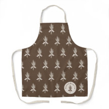 手モダン引き小麦模様ベーカリー