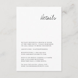 手モダン引き結婚の詳細 エンクロージャーカード