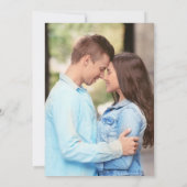 手モダン打ちカスタムフォトミニマル セーブザデート (裏面)