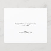 手モダン打ちベビー写真予算 (裏面)