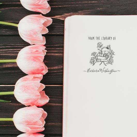 手モダン描きカスタム図書蝶 セルフインキングスタンプ