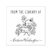 手モダン描きカスタム図書蝶 セルフインキングスタンプ (デザイン)