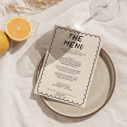 手モダン書描レトロ結婚枠 メニュー