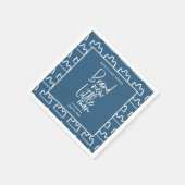 手モダン書赤ちゃんシャワー スタンダードカクテルナプキン (角)