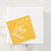 手モダン書赤ちゃんシャワー フェイバータグ (インサイチュ)