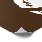 手モダン色彩の鮮やかサッカー芸術 – 1 / 6 ポスター (角)