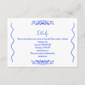 手ユニーク引き青予測できなフランスの詳細 エンクロージャーカード (正面)