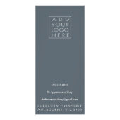 手レタリングサロンスタイリストメニュー価格表 ラックカード (裏面)