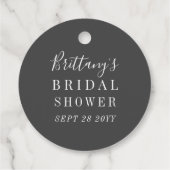 手レタリングMsからMrsブライダルシャワー フェイバータグ (裏面)